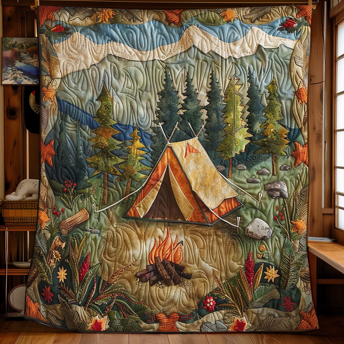 Camping Fire WM2308010CL Quilt