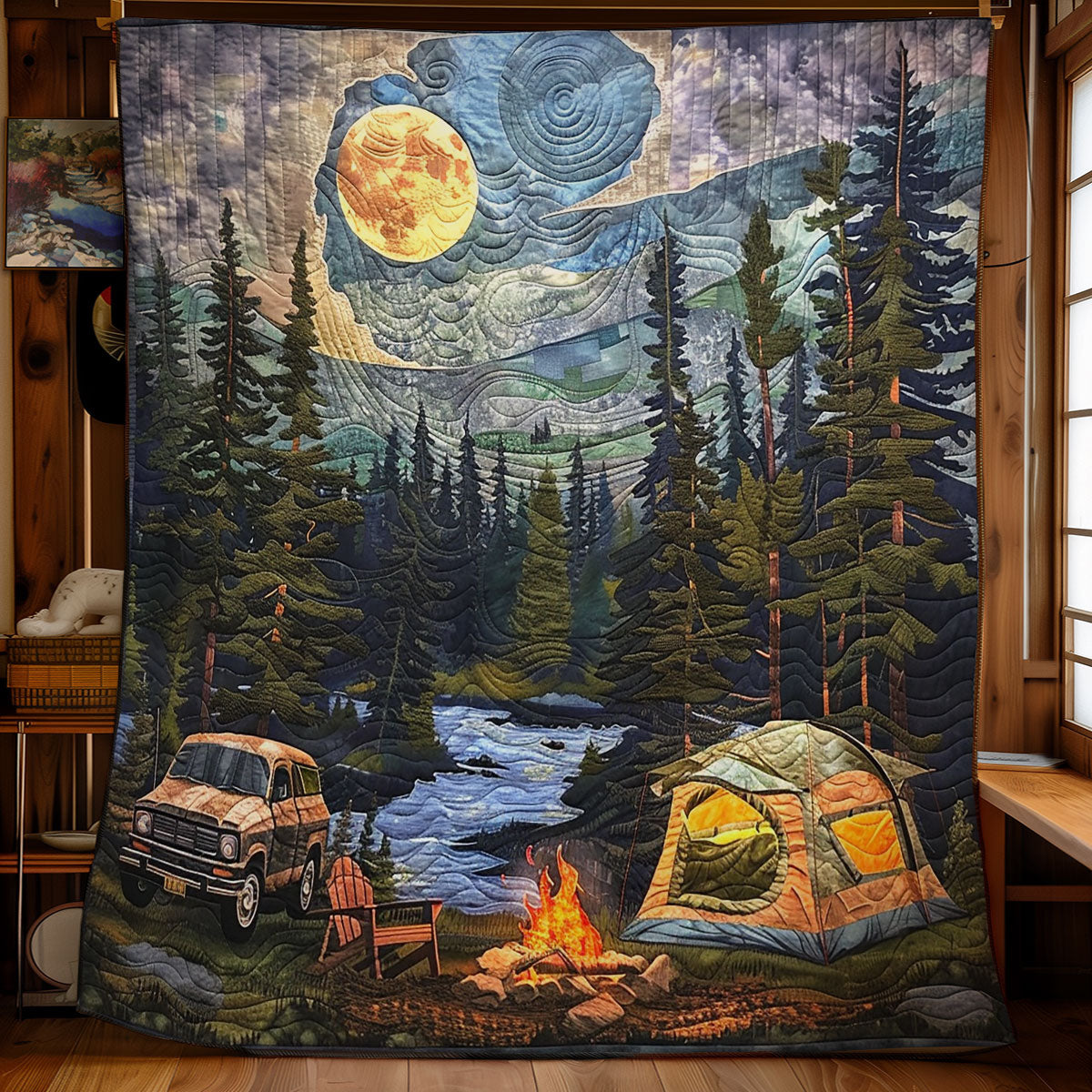 Camping Riverside WM2008021CL Quilt