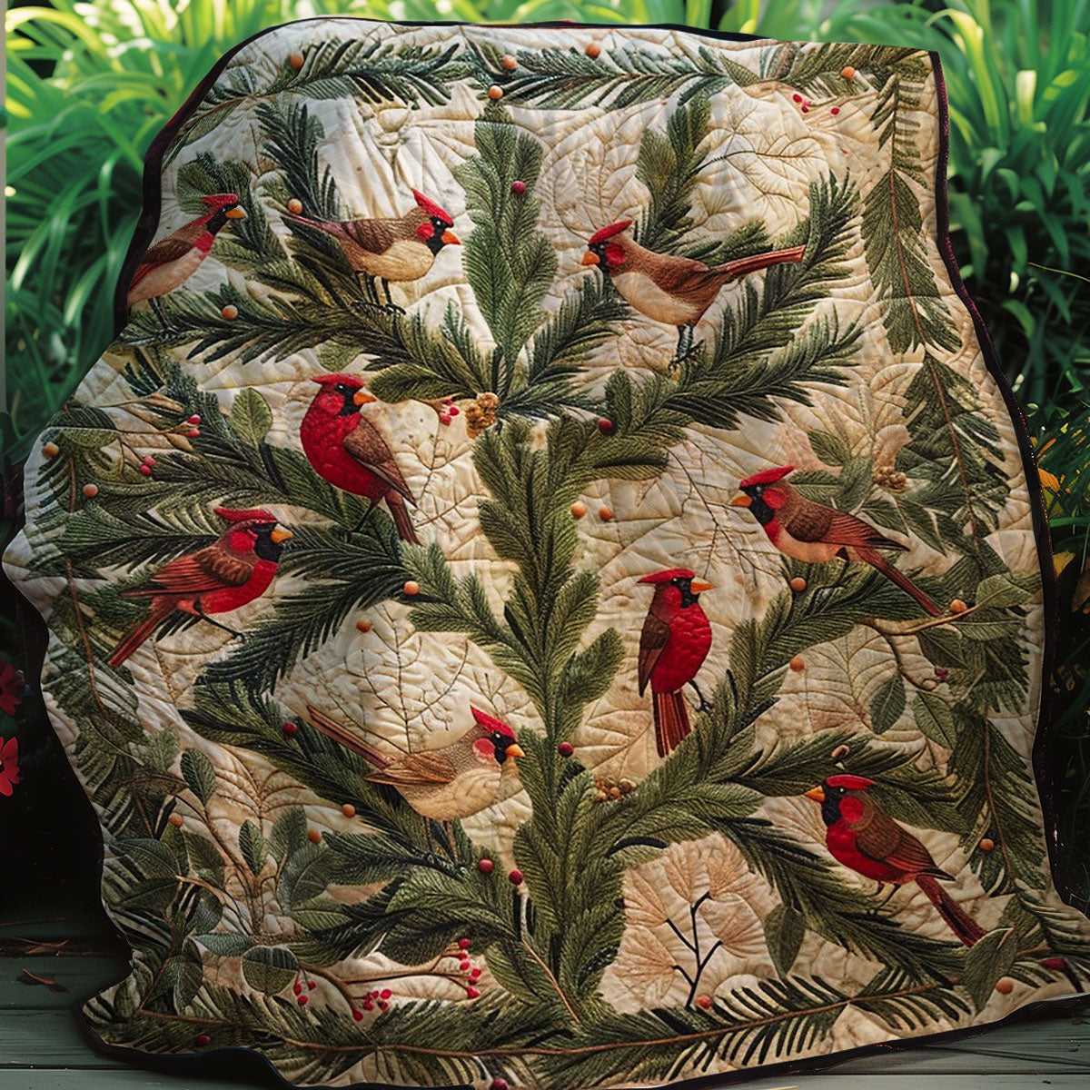 Cardinals WM3007001CL Quilt