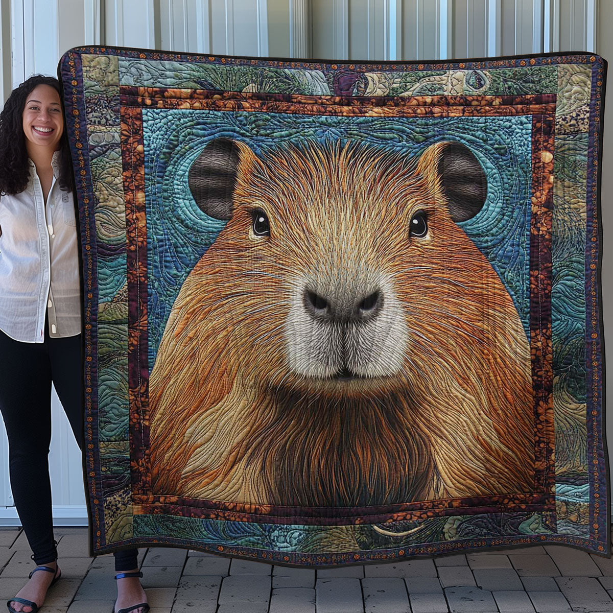 Capybara Cute WN0708052CL Quilt