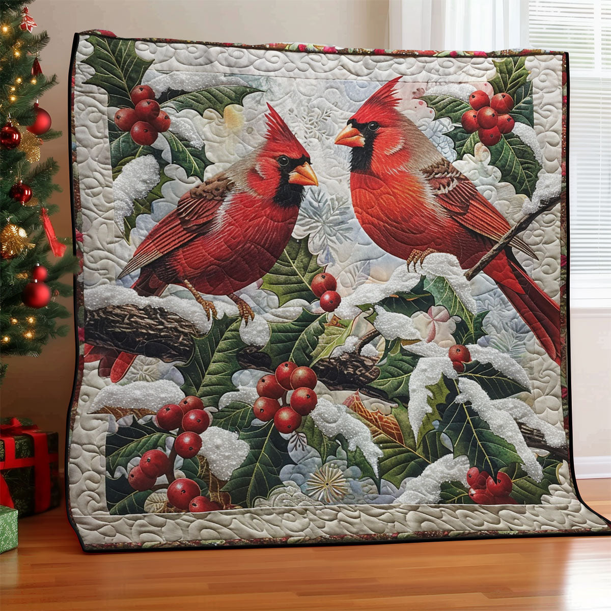 Cardinal And Flower SR2308006CL Quilt