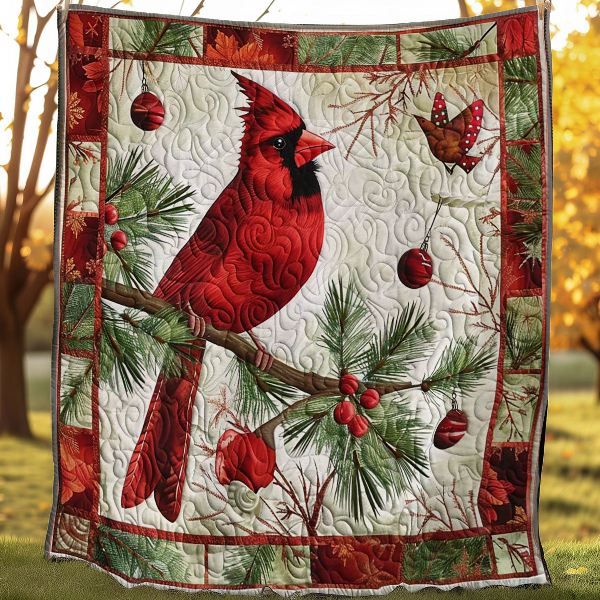 Cardinal Holiday Bliss WN1008071CL Quilt