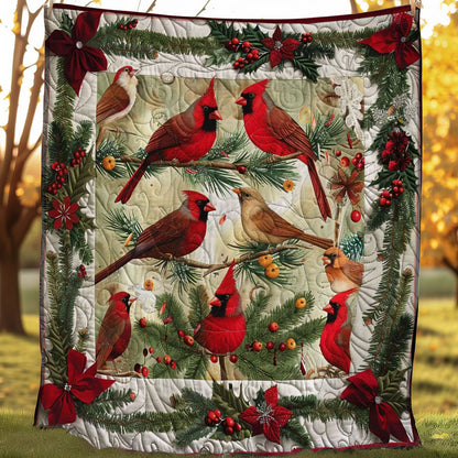 Cardinal Winter Wonderland Throw WN1008078CL Quilt