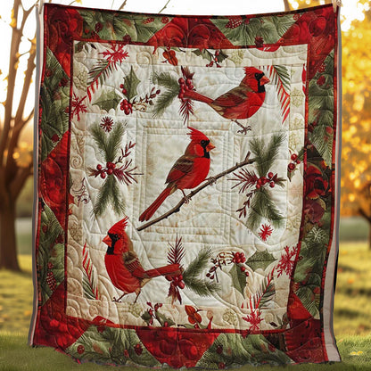 Cardinal's Christmas Song WN1608015CL Quilt