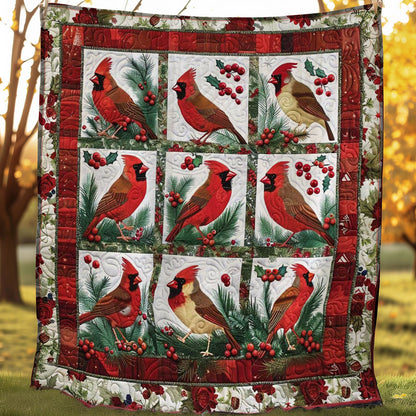 Cardinal’s Holiday Embrace WN1008082CL Quilt