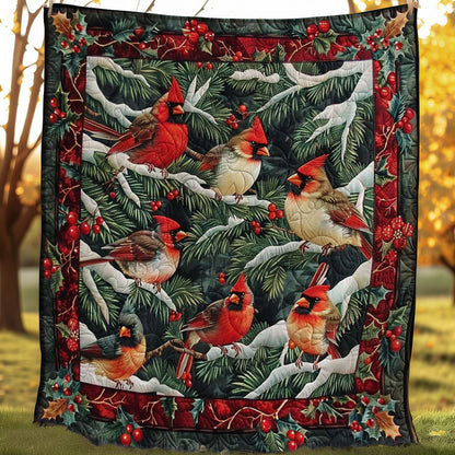 Cardinal's Holiday Spirit WN1608012CL Quilt