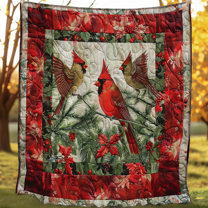 Cardinal's Snowy Perch WN1608014CL Quilt
