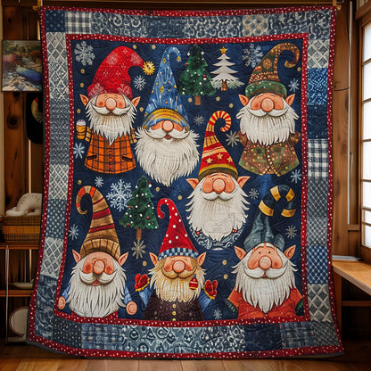 Cartoon Gnomes Christmas WM1608001CL Quilt