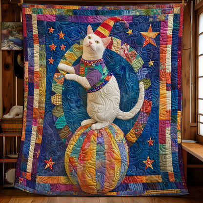 Cat And Ball WM1608005CL Quilt