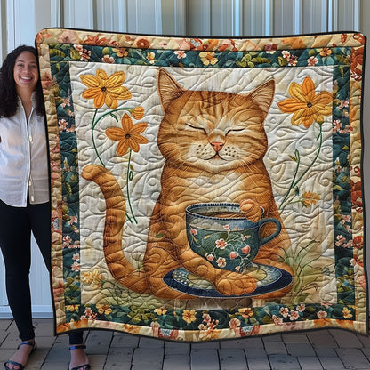 Cat And Cup SR1508018CL Quilt