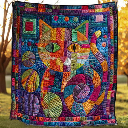 Cat Fuzzy Yarn WN0908041CL Quilt