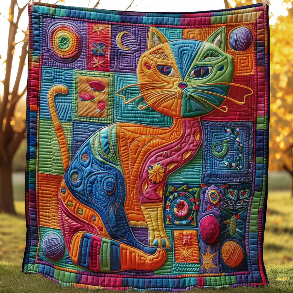 Cat Knitted Yarn WN0908040CL Quilt