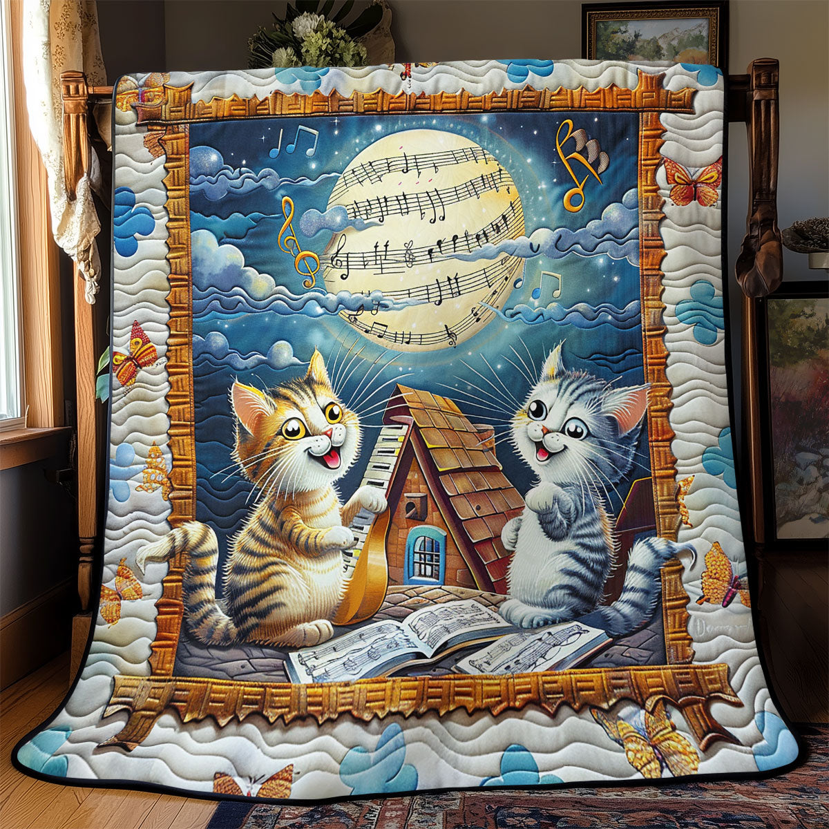 Cat Music Festival SR2008013CL Quilt
