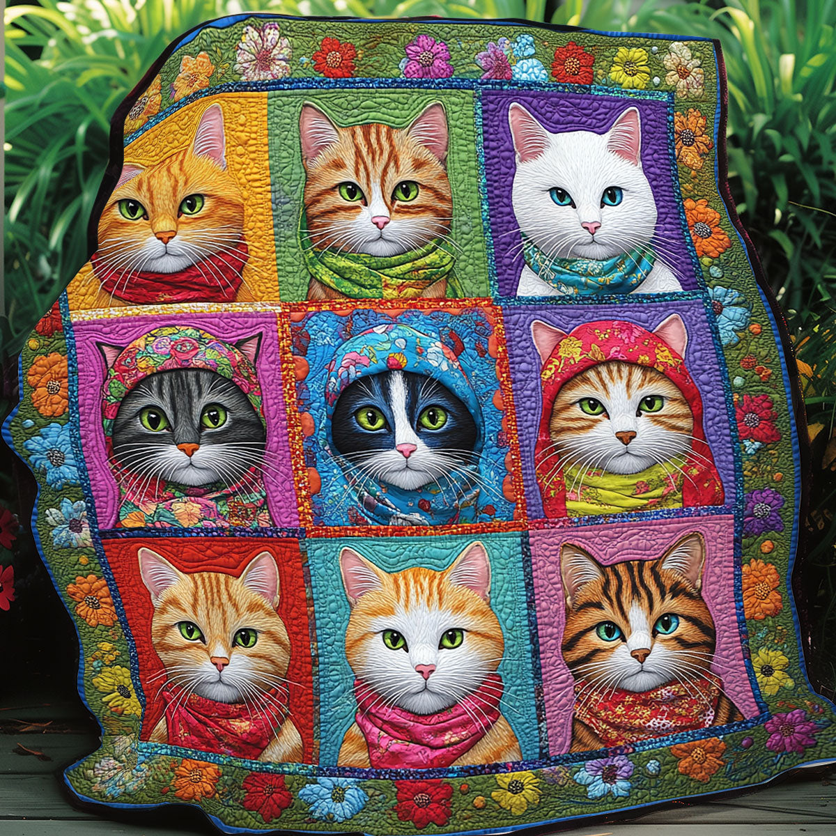 Lovely Cat SR0708006CL Quilt