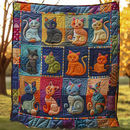 Cat's Comedy Corner WN0908066CL Quilt