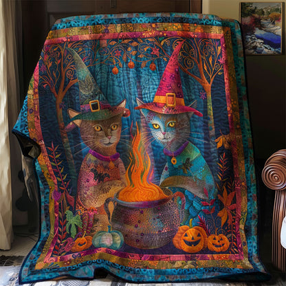 Cat's Enchanted Brew WN1408040CL Quilt