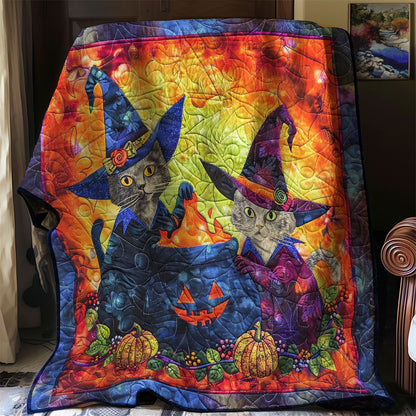 Cat's Spooky Brew WN1408043CL Quilt