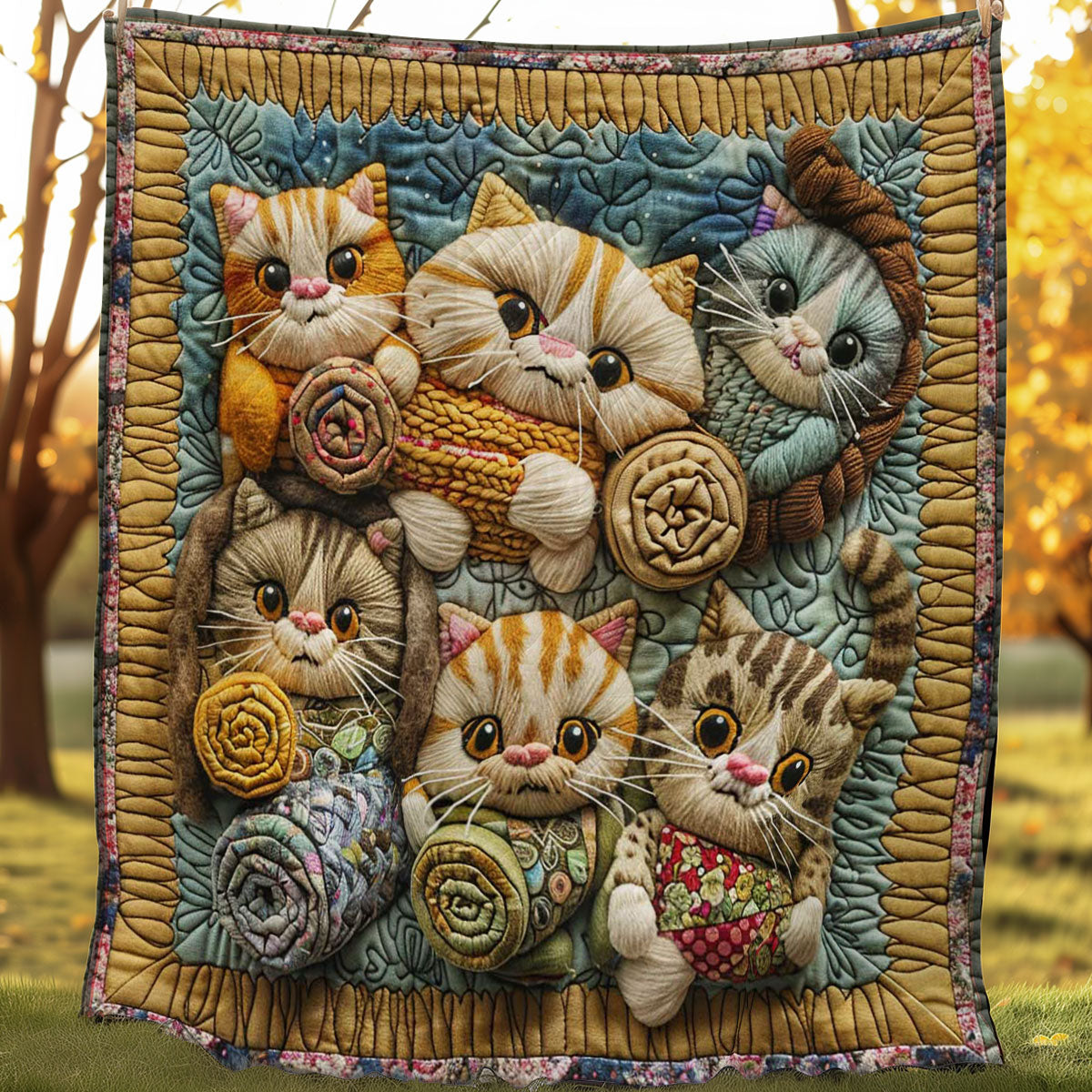Catnip Cuddles WN0908143CL Quilt
