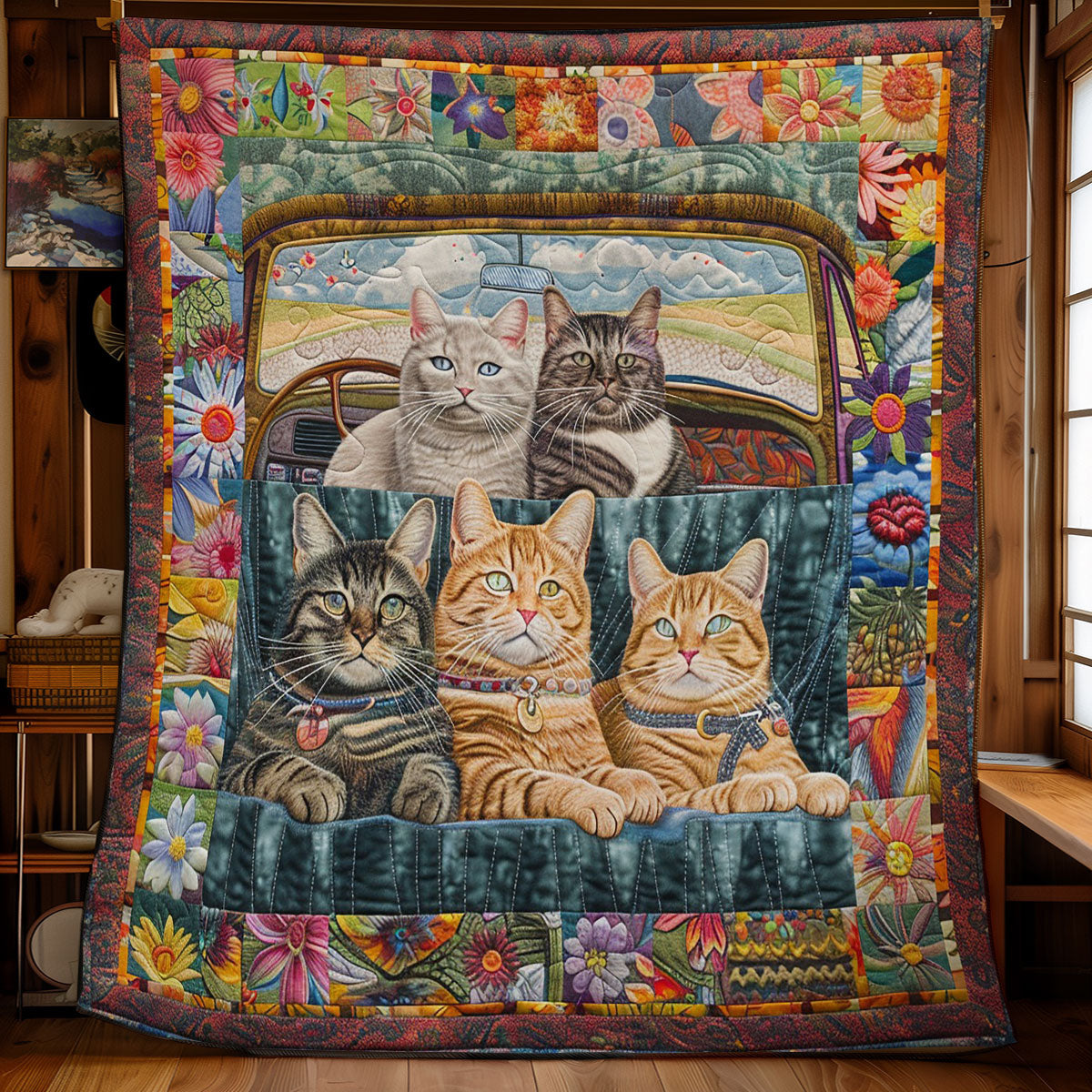 Cats Parade WM2808073CL Quilt