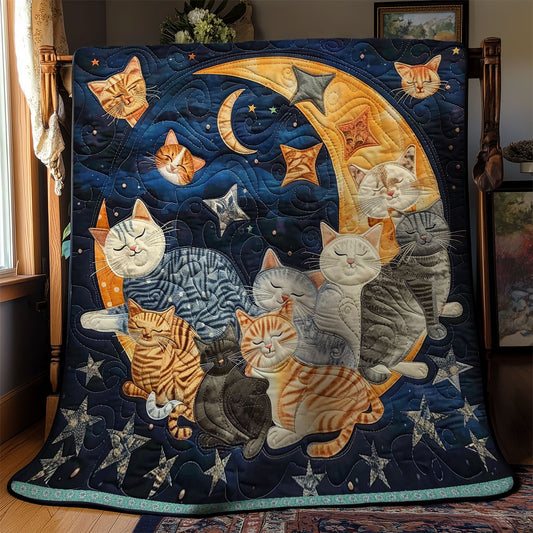 Cats' Lunar Nap WN0909094CL Quilt