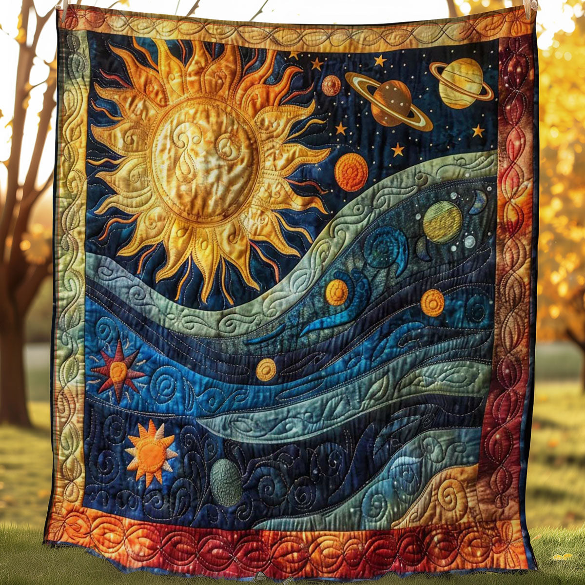 Celestial Sun WN1008060CL Quilt