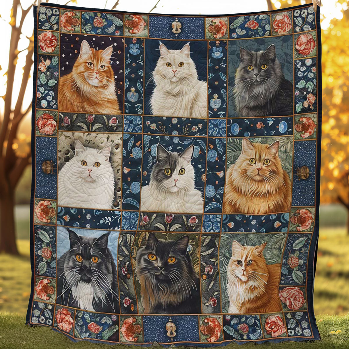 Charming British Longhair WN1908004CL Quilt