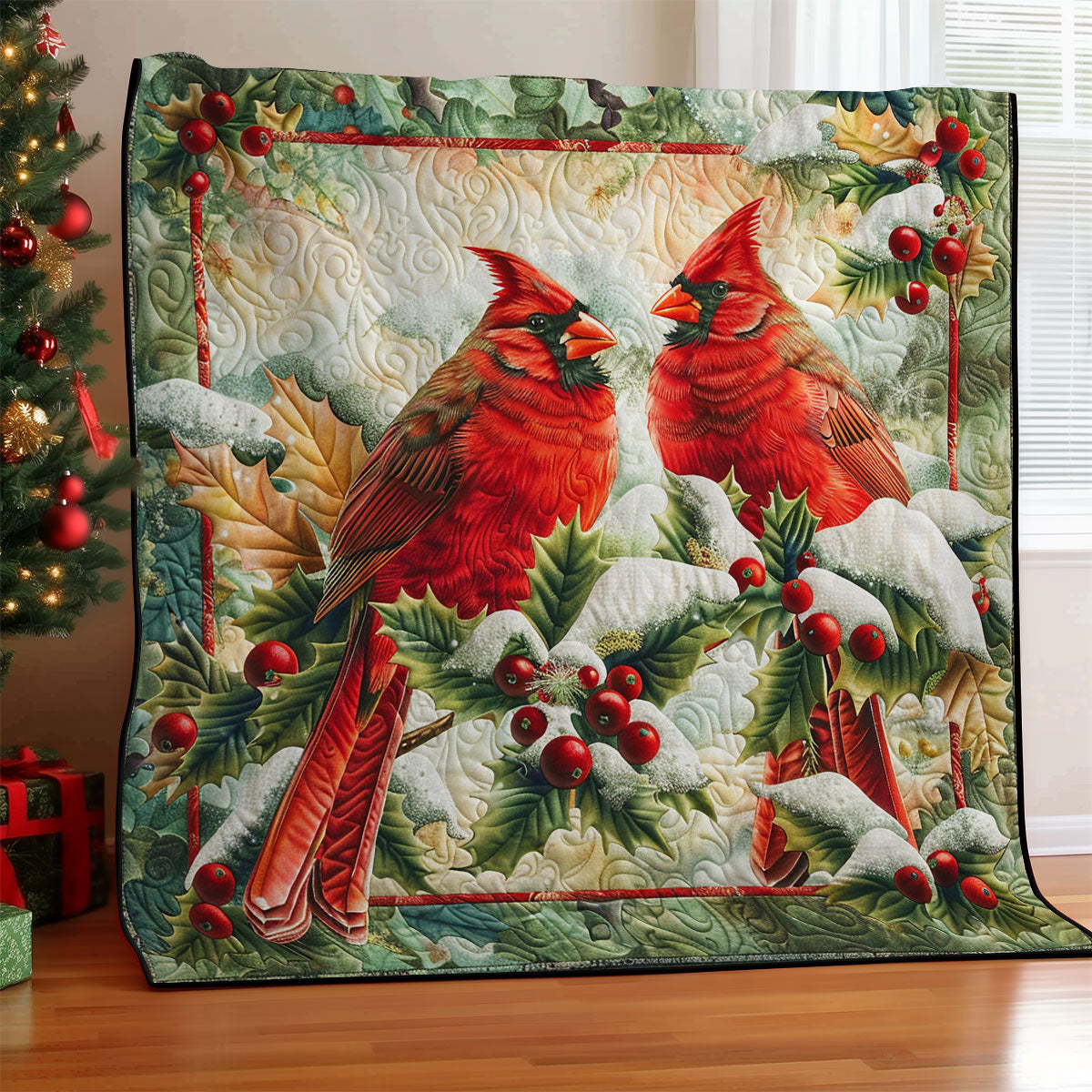 Charming Cardinal SR2308001CL Quilt