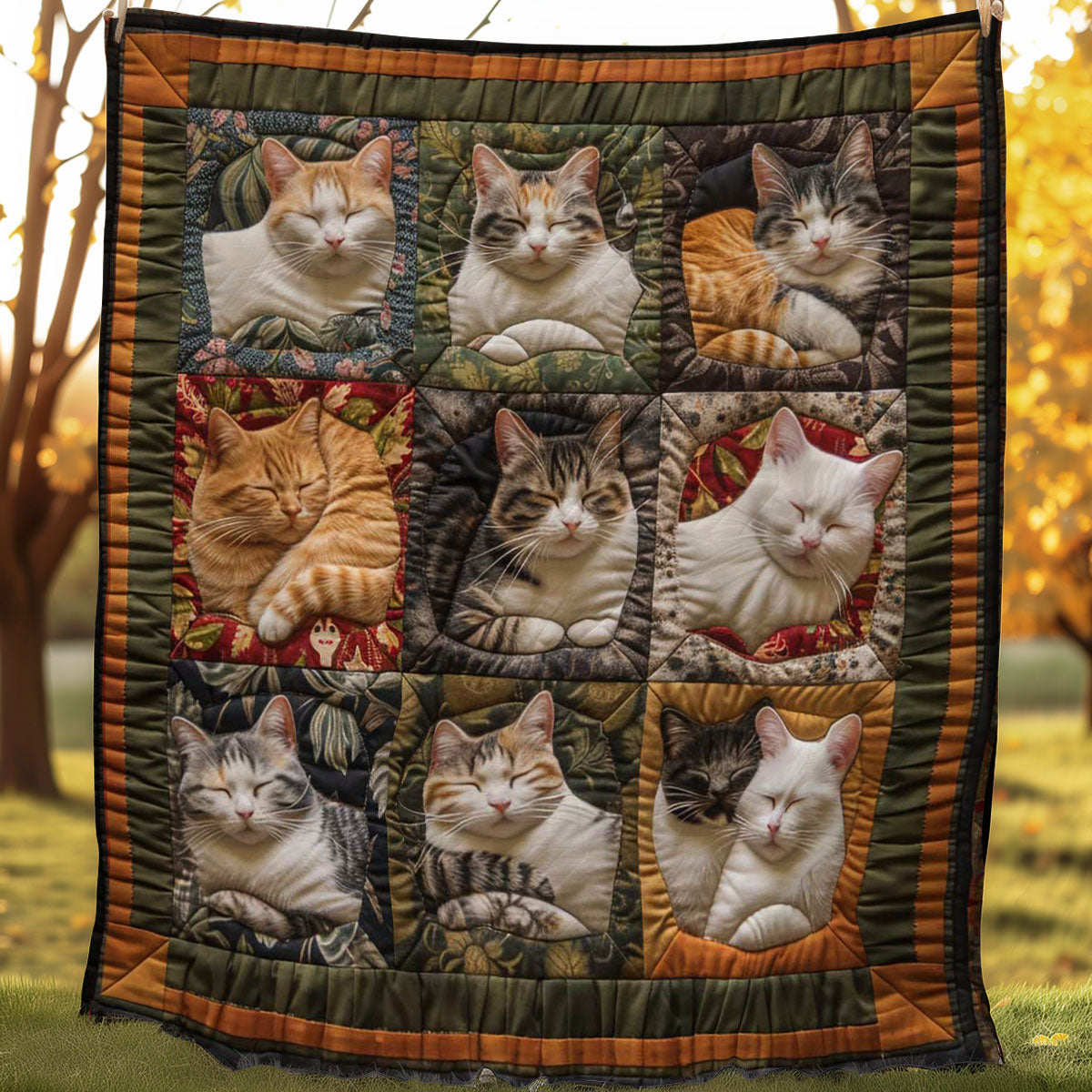 Charming Cats WN1508028CL Quilt