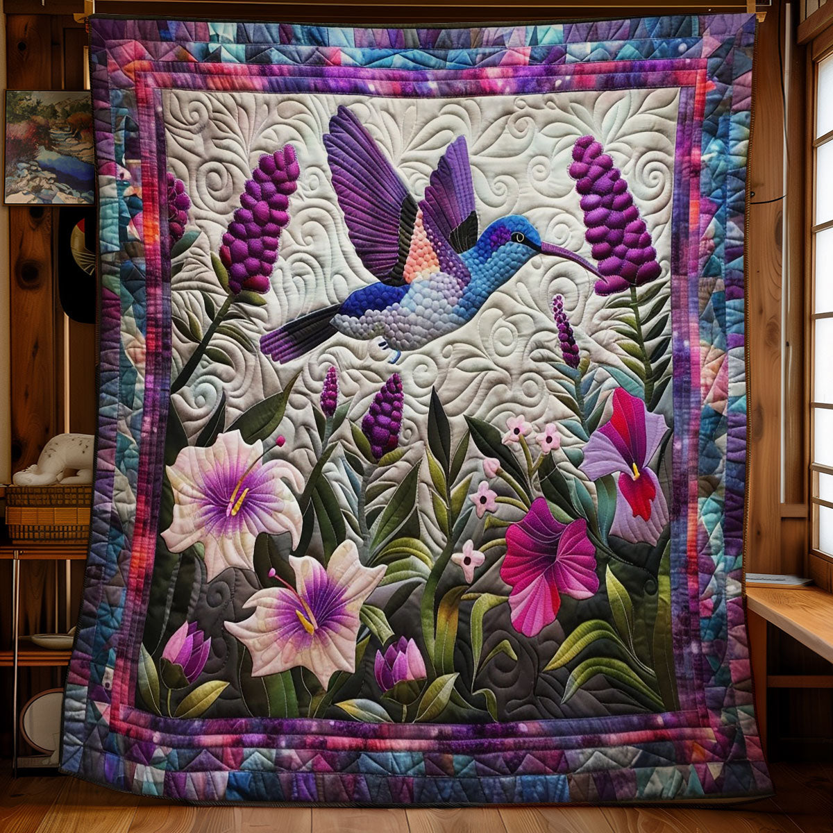 Charming Hummingbird WM0509035CL Quilt