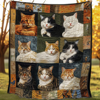 Charming Naps Cats WN1508086CL Quilt