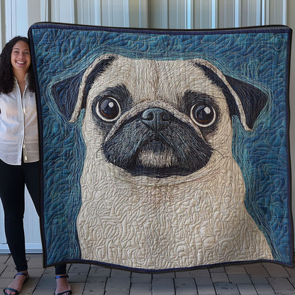 Charming Pug WN0508018CL Quilt