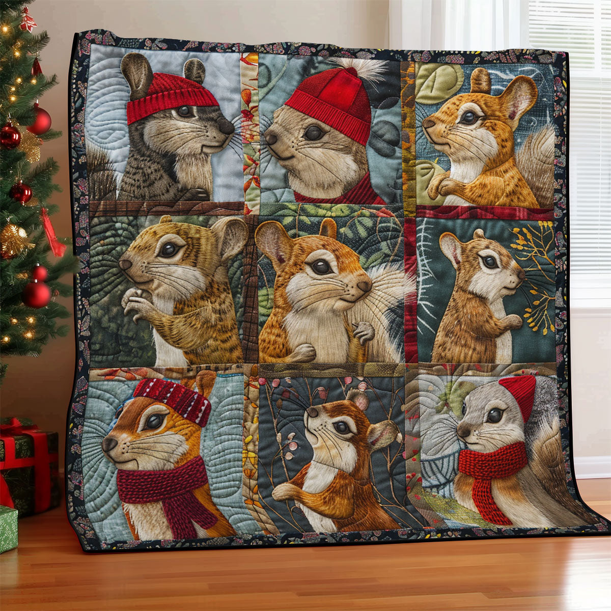 Charming Squirrel SR2108009CL Quilt