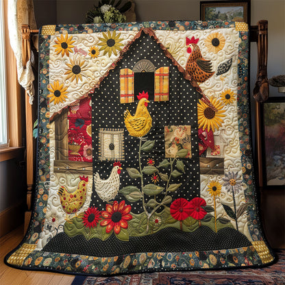Chicken Farmhouse SR2208010CL Quilt