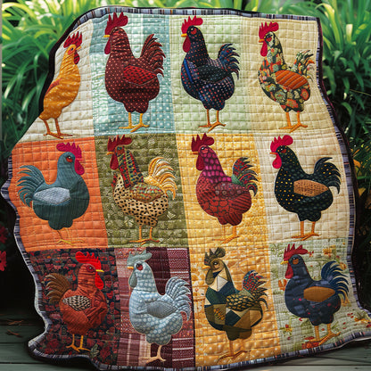 Farmhouse Chicken SR0808036CL Quilt