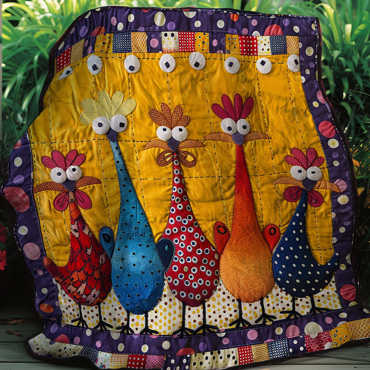 Chickens WM2407001CL Quilt