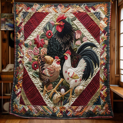 Chickens WM0909038CL Quilt