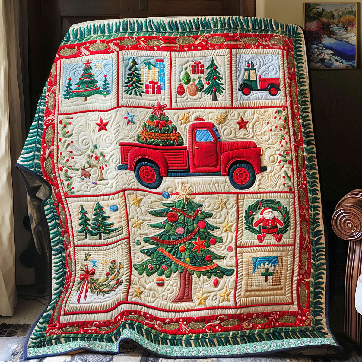 Christmas Cheer WN1709025CL Quilt