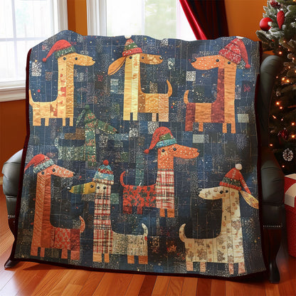 Christmas Dog WM0208007CL Quilt