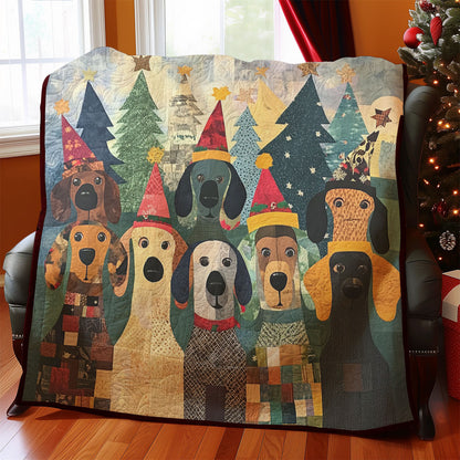 Christmas Dogs WM0508002CL Quilt