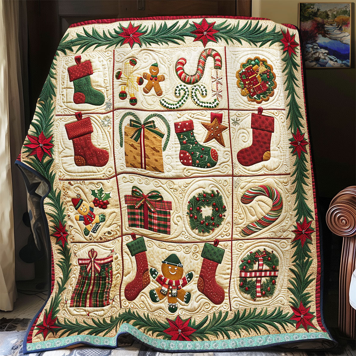 Christmas Gift WN1709016CL Quilt