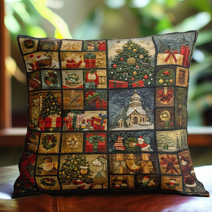 Christmas Happiness WN2607044CL Quilt Pillow Case