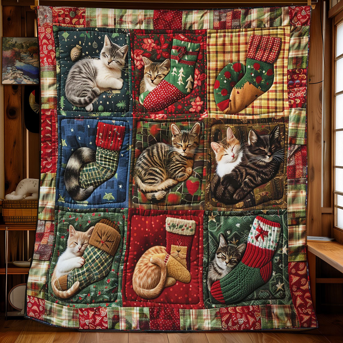 Christmas Night Sleeping WM1908016CL Quilt