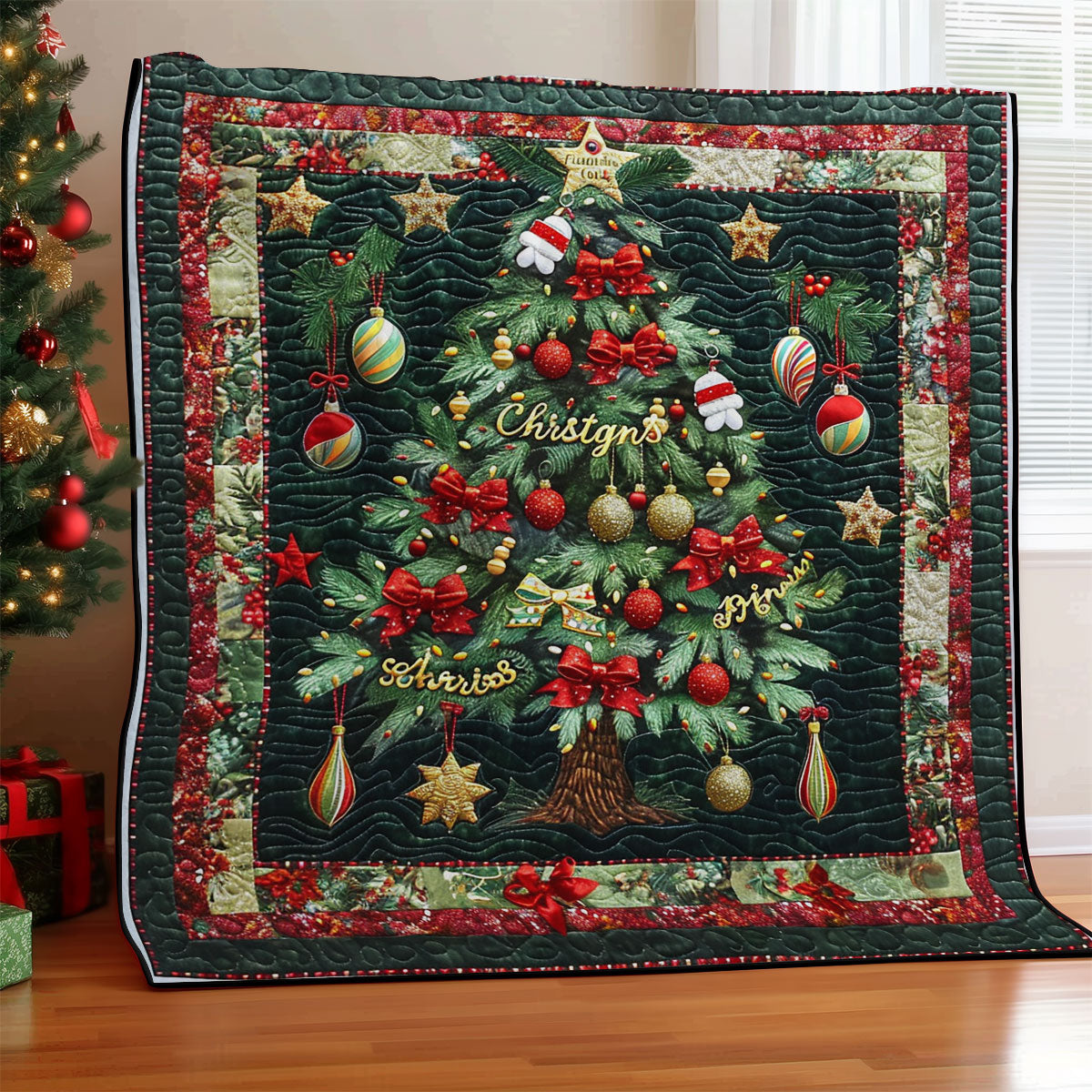 Christmas Pine Tree SR2108033CL Quilt