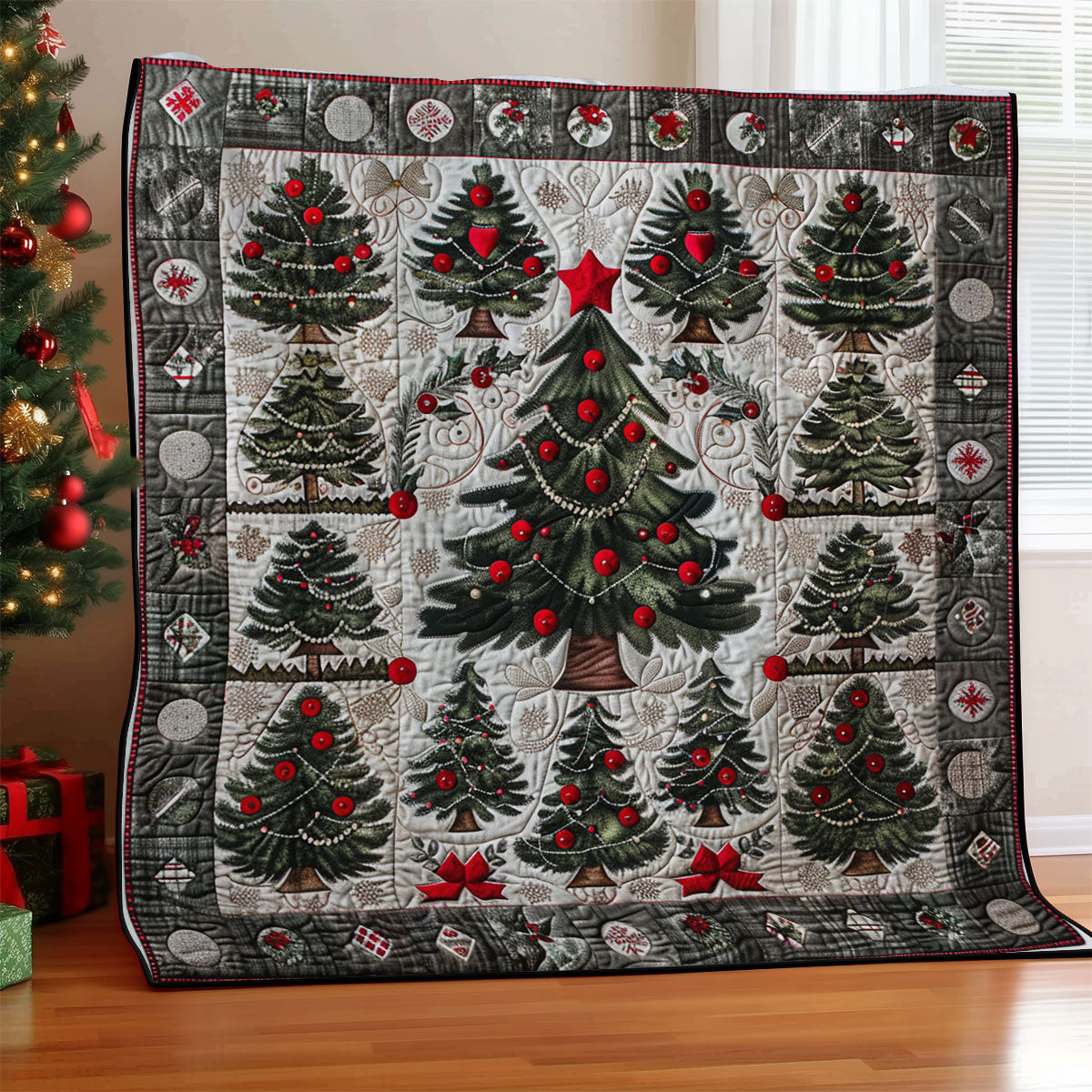 Christmas Pine Tree SR2108036CL Quilt
