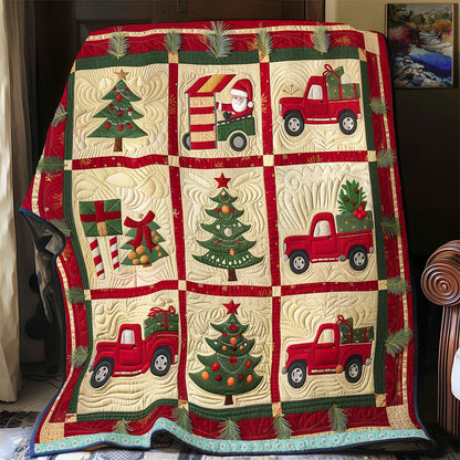 Christmas Red Truck WN1709021CL Quilt