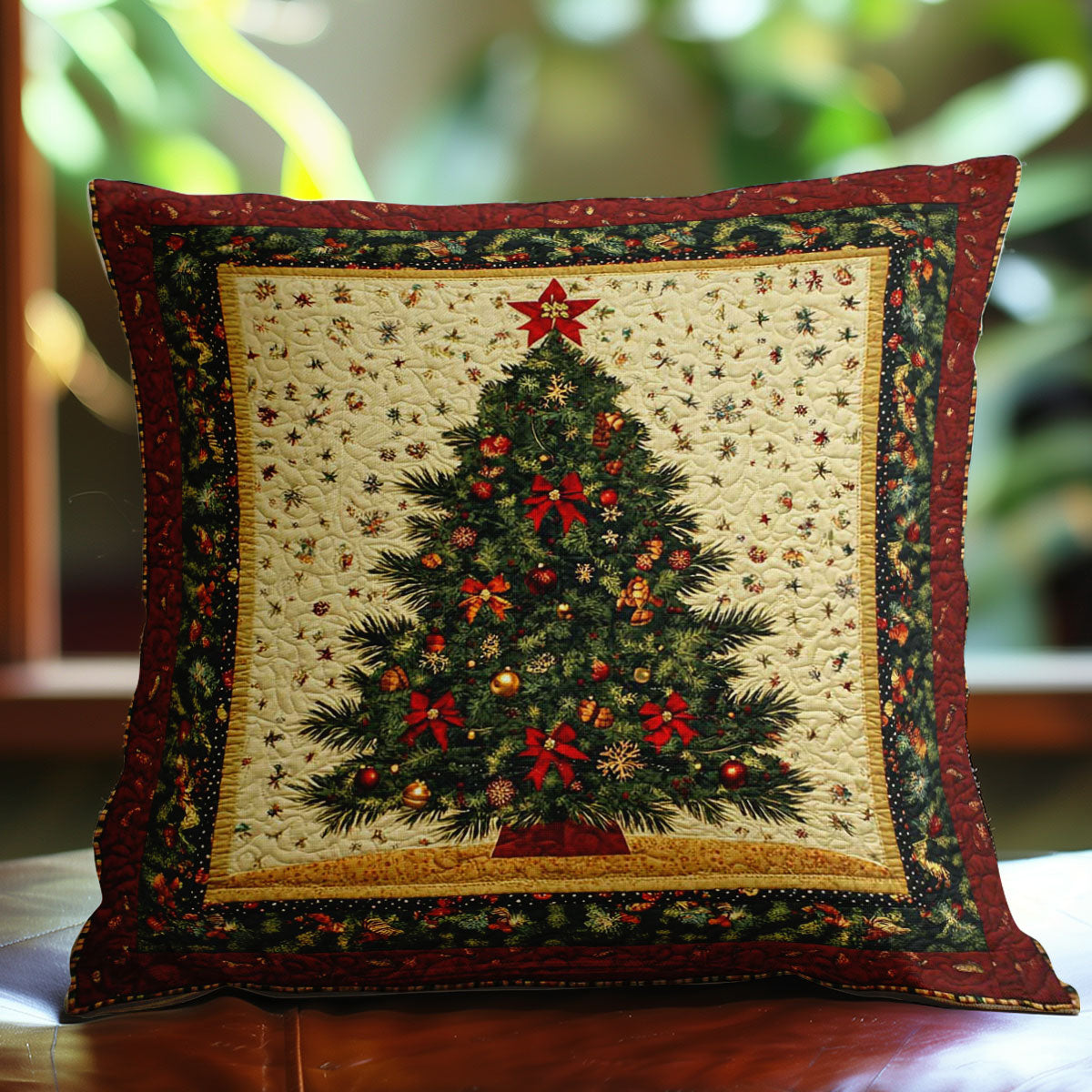 Christmas Tree WN0308033CL Quilt Pillow Case