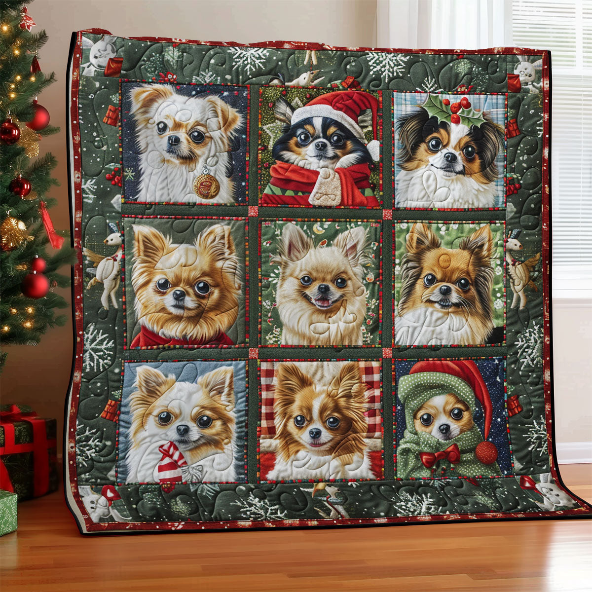 Christmas Yorkshires SR1908059CL Quilt