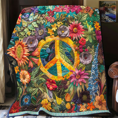 Circle Of Peaceful Petals WN1609038CL Quilt