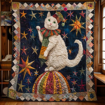 Clown Cat And Star WM1608011CL Quilt