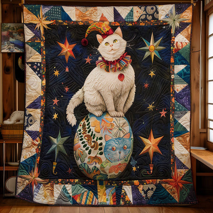 Clown Cat Parade WM1608012CL Quilt